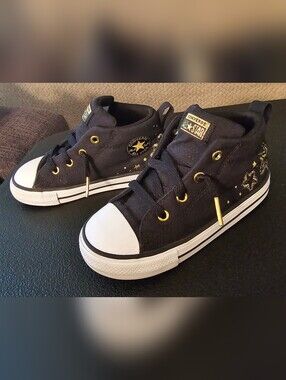 Converse Chuck Taylor All Star Toddler Gold Star Mid Top Street Sneakers Size 9